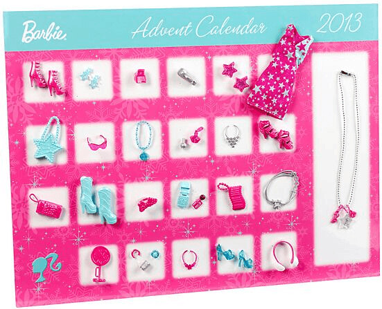 Mattel Calendrier de l'Avent Barbie 2013