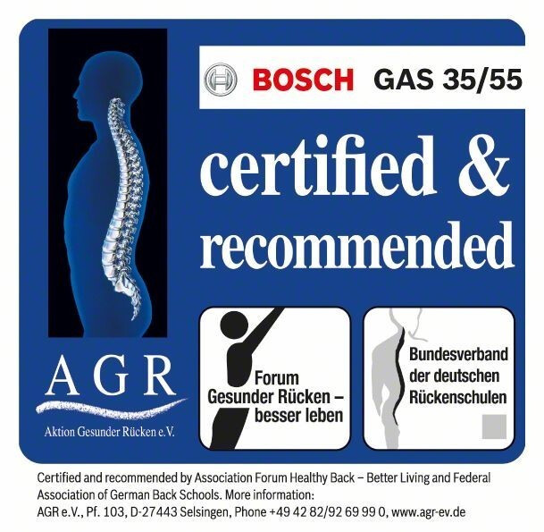 Manguera antiestática para aspirador Bosch GAS 35-55