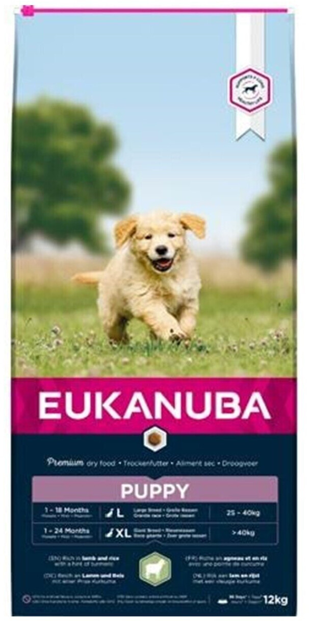 Eukanuba Puppy & Junior Agneau & Riz (12 kg)