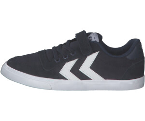 Stivaletto Hummel Stadil PRO JR Bambino - Colore Blu, Tomaia In Ecopelle Scamosciata, Chiusura A Gancio, Taglia 33 EU