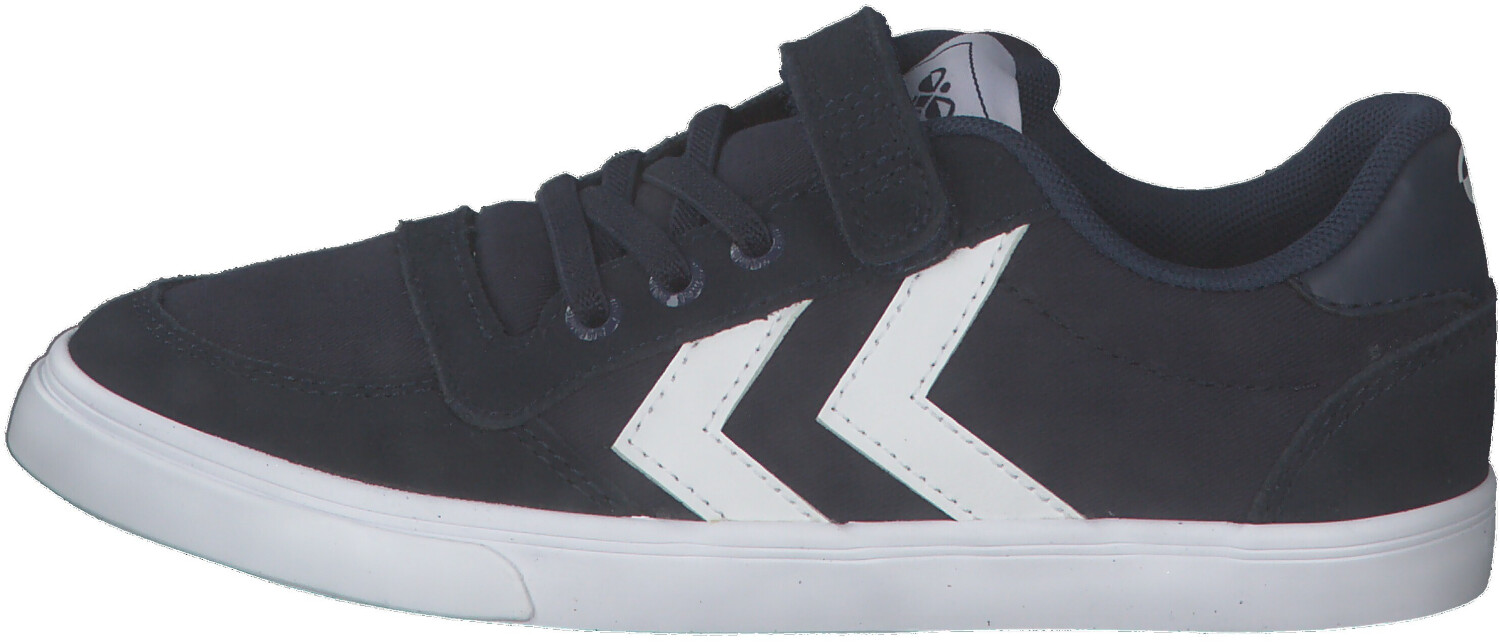 Hummel Slimmer Stadil HIGH JR Sneaker In Dress Blues - Canvas & Synthetik-Leder | Größe 35 EU