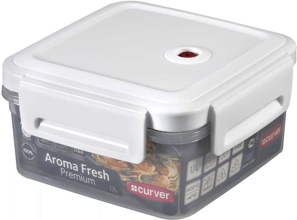 Curver Boîte fraîcheur Aroma Fresh premium carrée 1,1 L