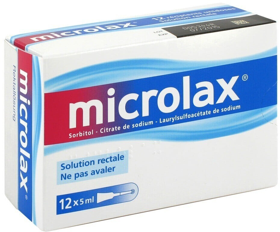 Microlax Solution Rectale - 12 Unidoses