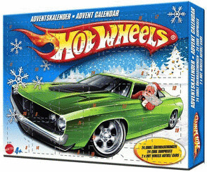 Mattel hot wheels advent calendar discount