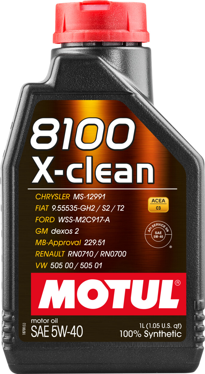 Motul 8100 X-clean C3 5W-40 (5 l)