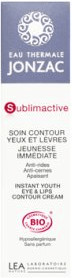 Eau thermale Jonzac Sublimactive soin contour yeux et lèvres anti-âge cellulaire (15 ml)