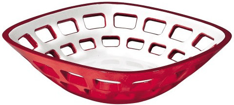Guzzini Corbeille à pain vintage rouge
