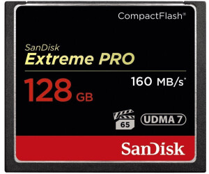 Noir Carte Mémoire CompactFlash SanDisk Extreme Pro 128 Go UDMA7 Sandisk SDCFXPS-128G-X46 