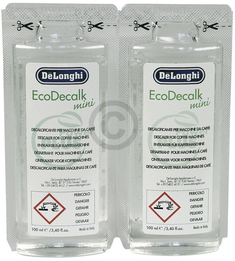 5x DeLonghi Entkalker EcoDecalk mini 2x 100ml für