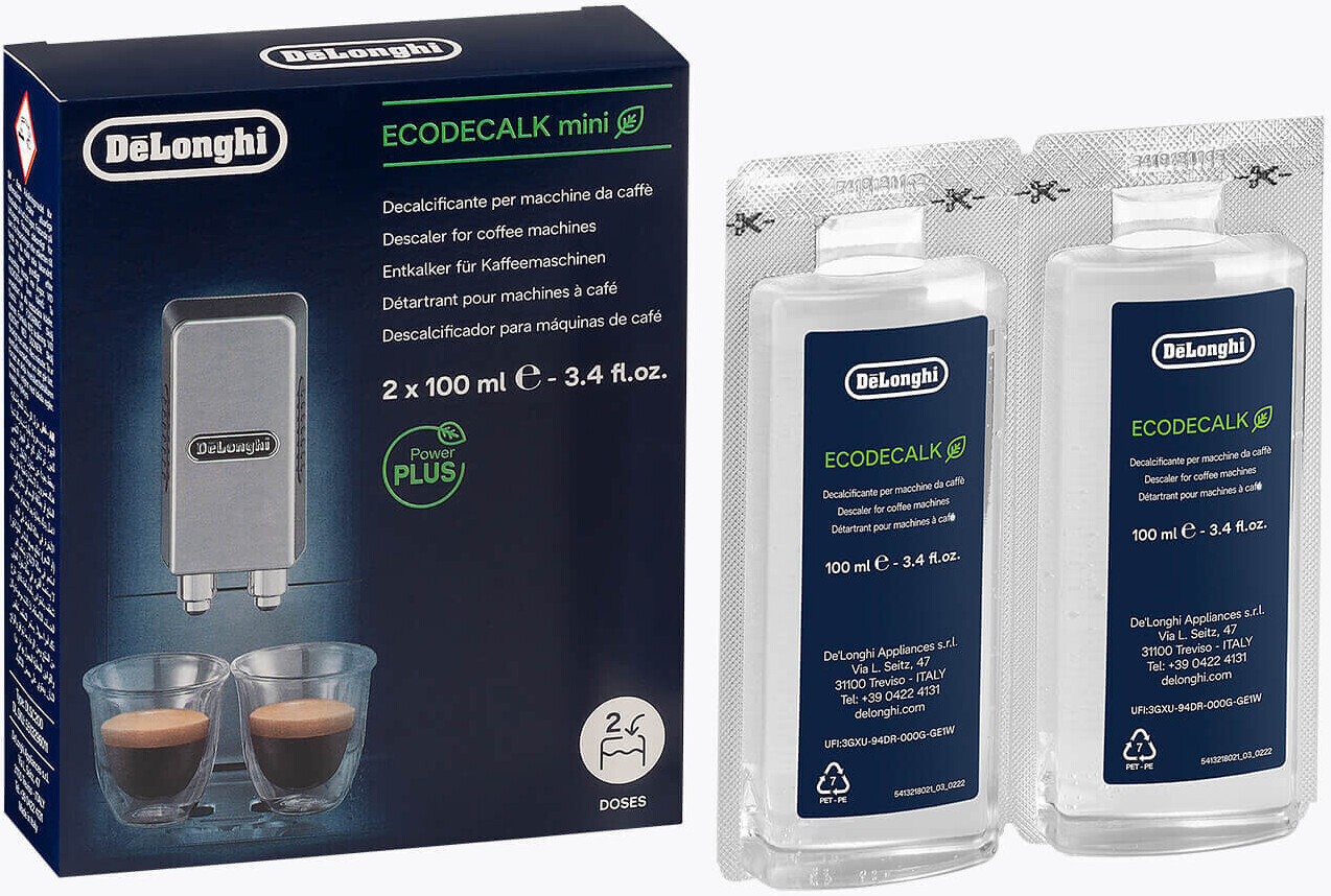De'Longhi DLSC500 EcoDecalk Entkalker für Kaffeevollautomaten - 4x 500ml