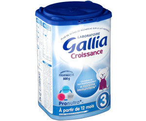 Lot de deux boîtes de laits Gallia 3 eme âge ( système immunitaire) - Gallia