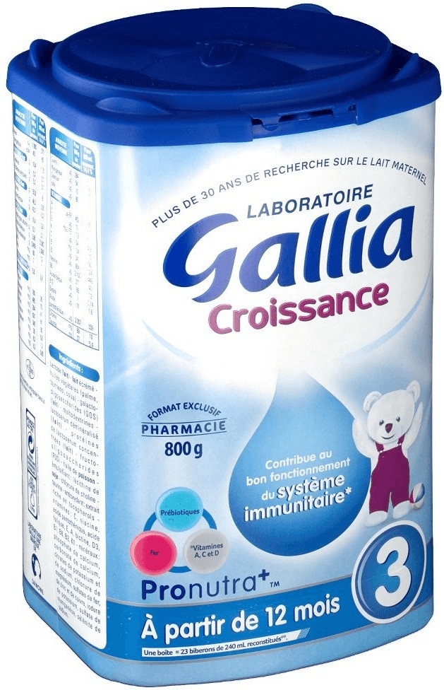 GALLIA CALISMA CROISSANCE 3 PRONUTRA+ 3X800G