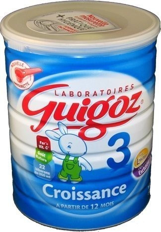 GUIGOZ Guigoz Optipro 3 lait croissance 3ème âge bio dès 10 mois