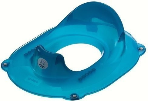 Rotho Réducteur de toilettes Top bleu transparent