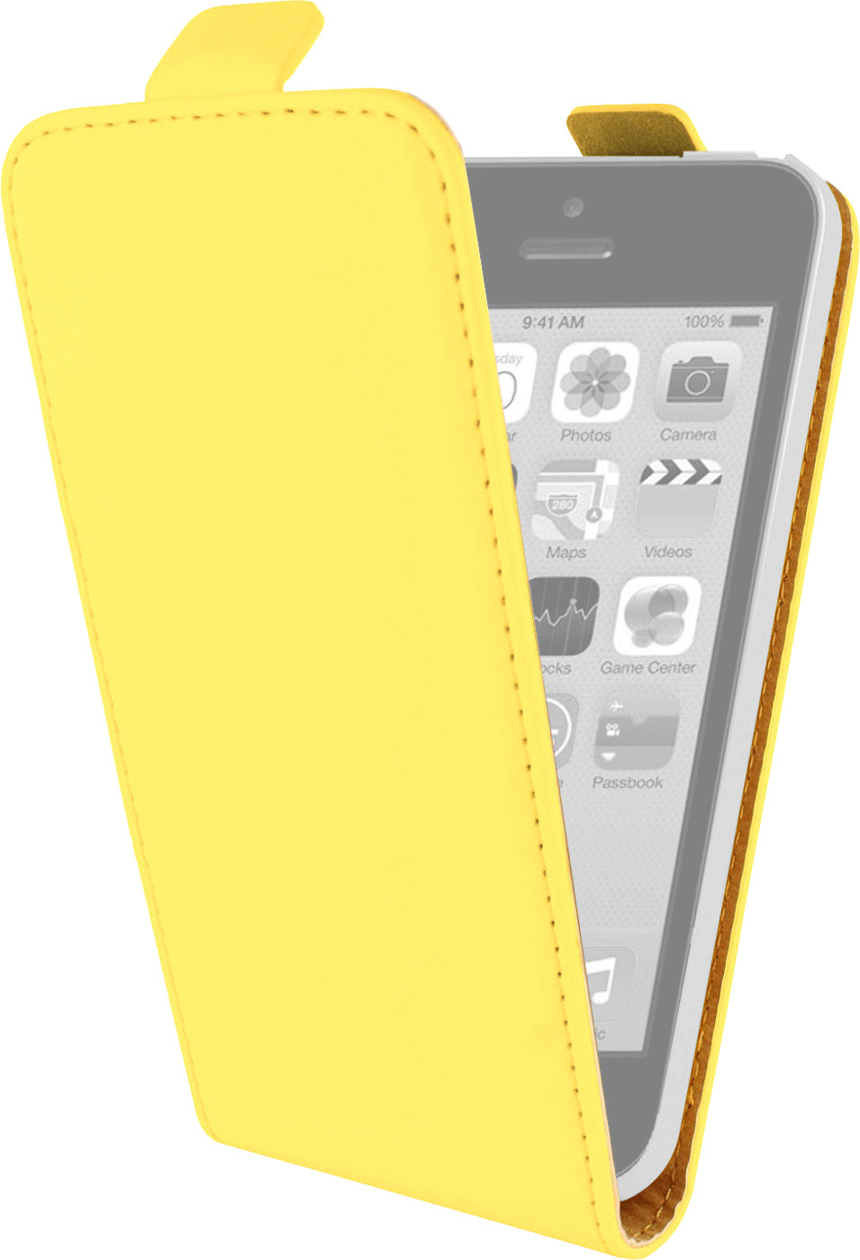 Swiss Charger Étui cuir flip (iPhone 5C)