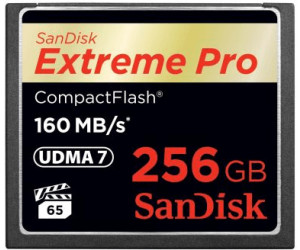 SanDisk CompactFlash 256GB Extreme Pro (SDCFXPS-256G-X46) ab 162