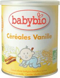 Céréales infantiles Babybio saveur vanille dès 6 mois (220g