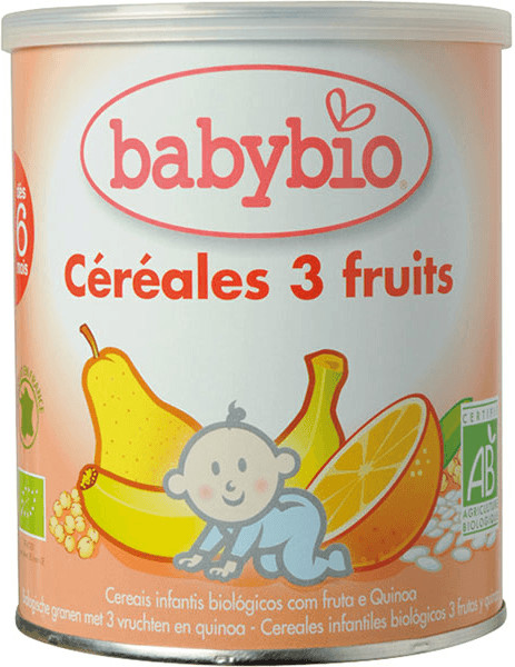 Babybio Céréales 3 fruits au quinoa
