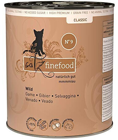 catz finefood Classic No.9 Game Meat 800g
