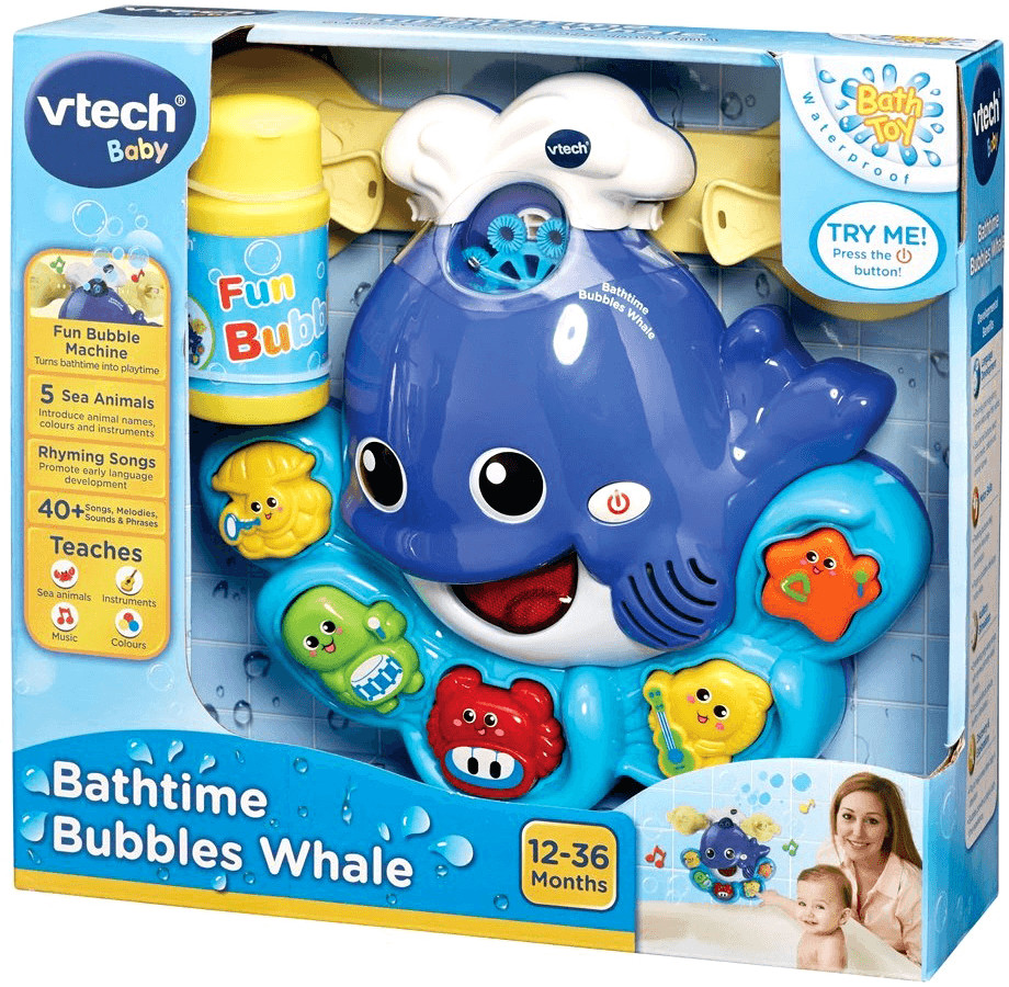 Jouet de bain musical Lolibulles, ma baleine à bulles VTech - DisMerci