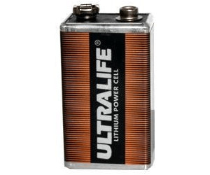Rauchmelderbatterien 10 Stück Ultralife 9V Block Lithium Batery 