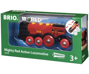 BRIO World 33592 Lokomotive mit Licht & Sound Rote Lola elektrische Lok 
