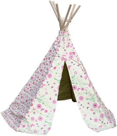 Garden Games Flower & Butterfly Wigwam Play Tent (3041)