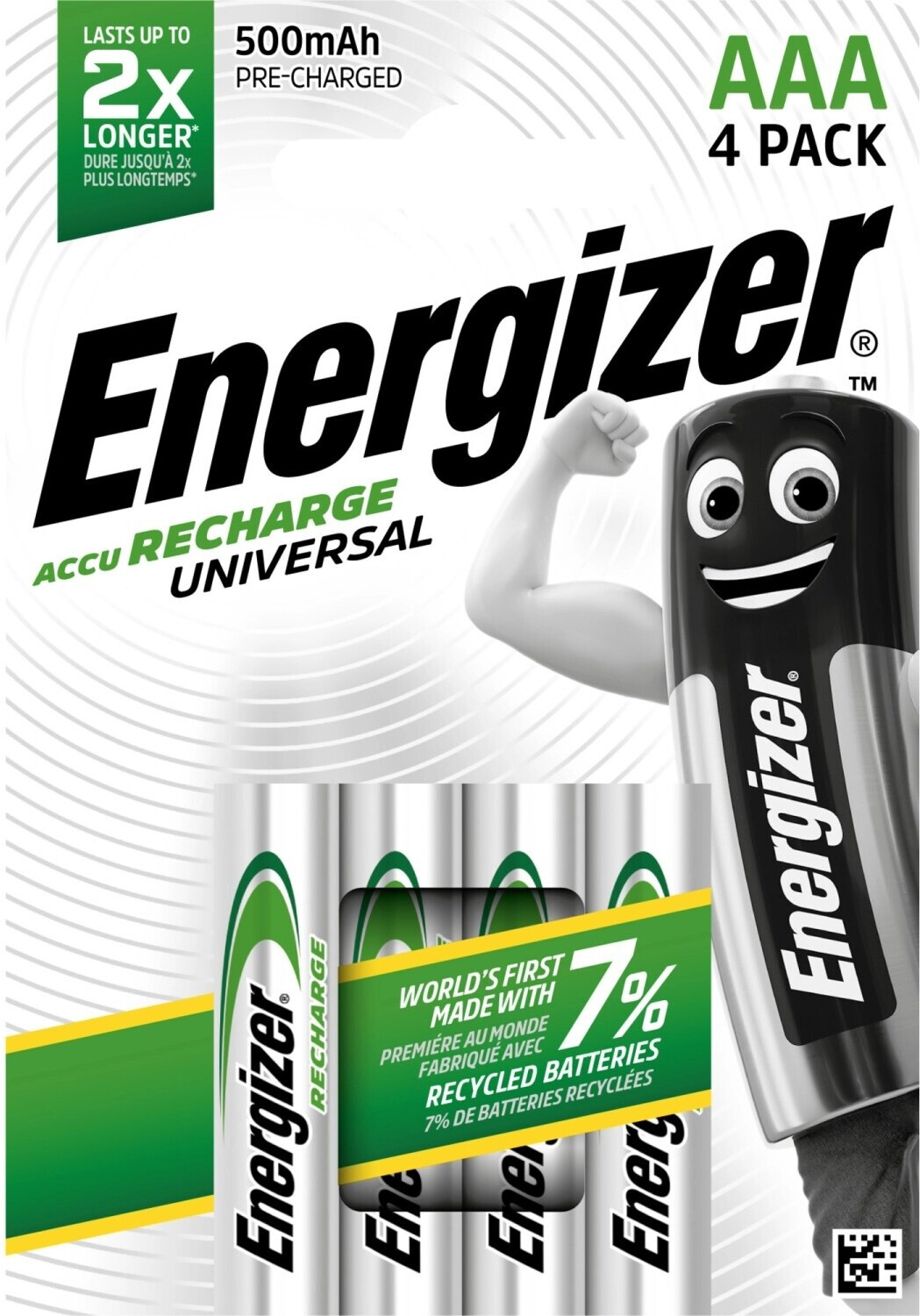 Energizer Accu recharge AAA NiMH 1,2V 700 mAh (4 St.) ab 6,31