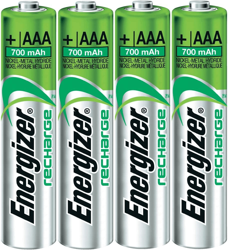 Energizer 4x Accu recharge AAA NiMH 1,2V 700 mAh