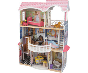 Kidkraft Magnolia Mansion en bois maison de poupée avec ascenseur pour Poupées Barbie 