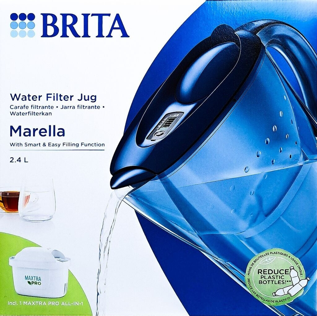 BRITA Carafe filtrante Marella bleu