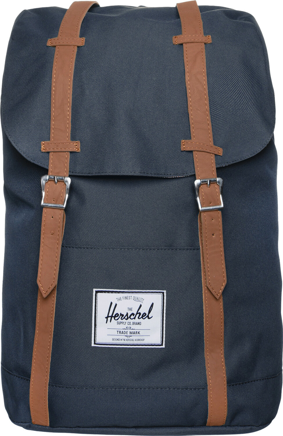 Herschel Retreat Backpack (2021) navy/tan synthetic leather