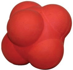 Fitness Mad Balle de réaction 10 cm rouge