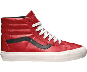 high top all red vans