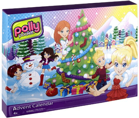 Polly Pocket Adventskalender – Mit Puppe & Lebkuchenhaus, 24 Überraschungen