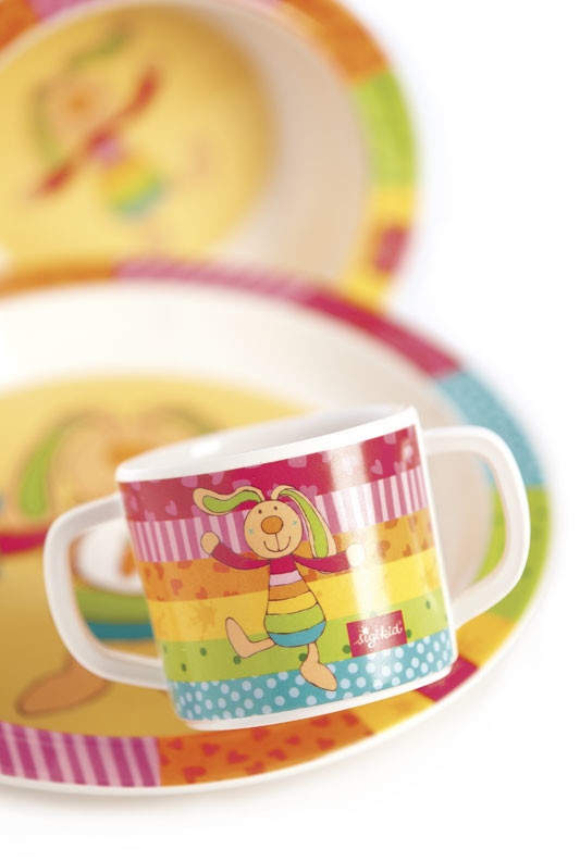 Sigikid Tasse Rainbow Rabbit en mélamine