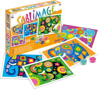 Sentosphère Sablimage Élephants