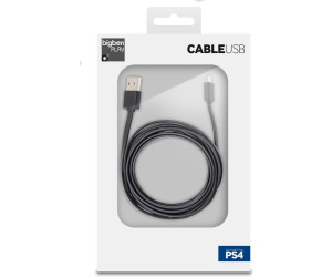 Câble de recharge BigBen Double USB pour Manette PS4 - Accessoire pour  manette - Achat & prix