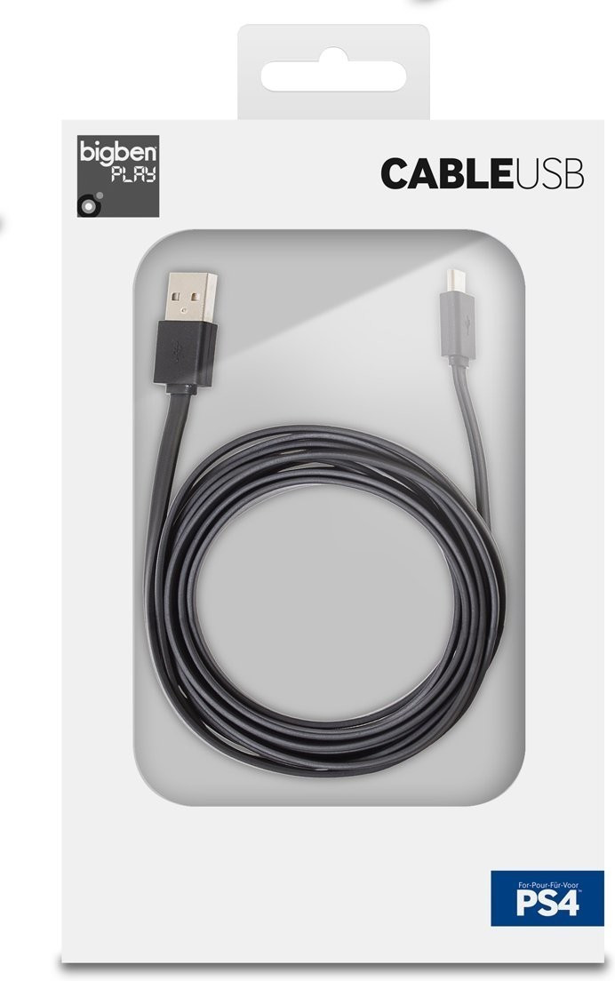 Bigben PS4 Cable USB au meilleur prix sur