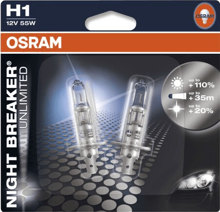 OSRAM Night Breaker Unlimited H1 12V 55W