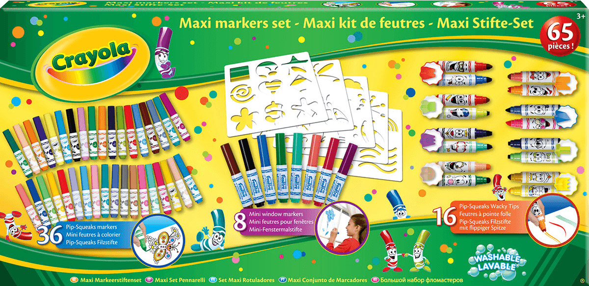 Crayola Maxi kit de 60 feutres