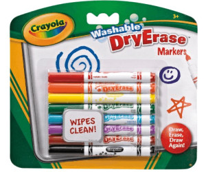 Crayola DryErase - 8 washable markers