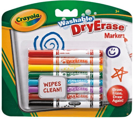 Crayola DryErase - 8 feutres effaçables à sec