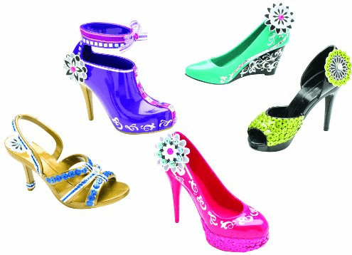 Crayola Creations Hot Heels Shoe Design Five Pack
