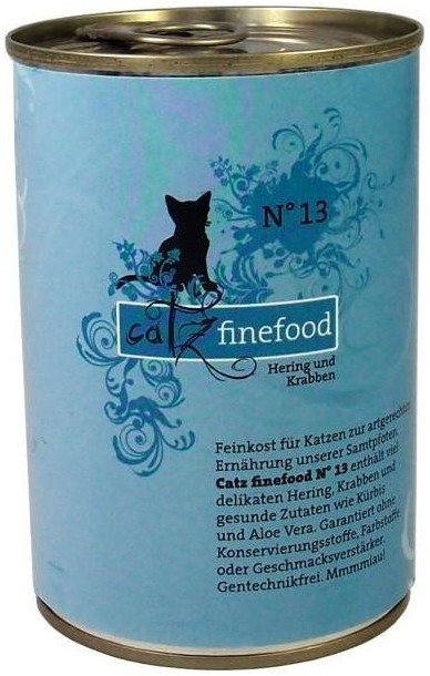 Catz finefood Classic N° 13 hareng & crabe (400 g)