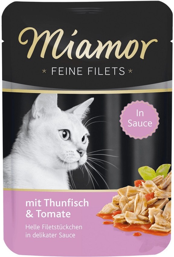 Miamor Filet fin thon et tomate (sachet fraîcheur 100 g)