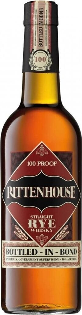 Rittenhouse Straight Rye 100 Proof 4 ans 0,7 L 50 %