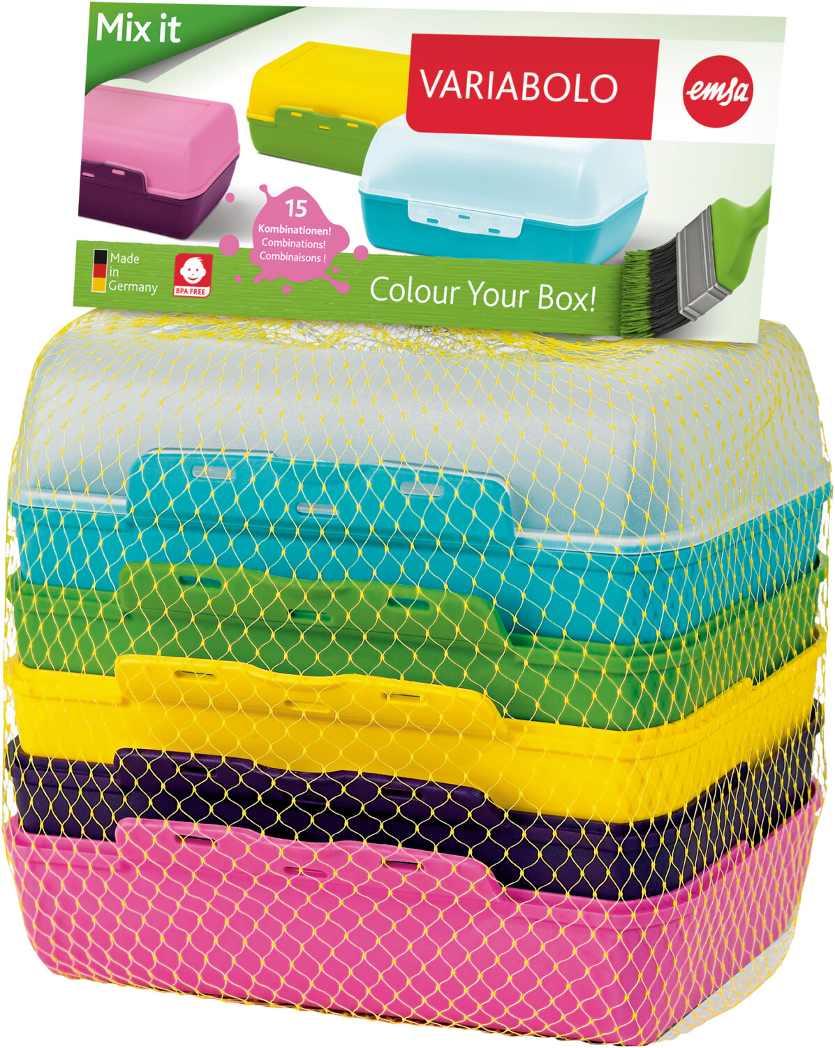 Emsa Variabolo set de couleurs 3 boîtes