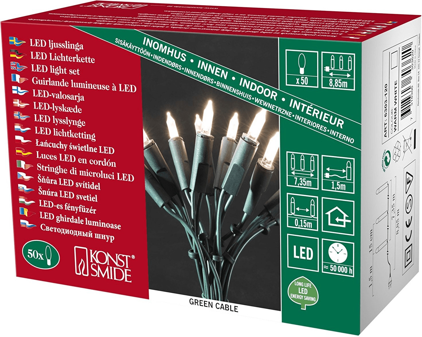 Konstsmide LED Minikette One String (6303-120) ab 21,05 € | Preisvergleich  bei