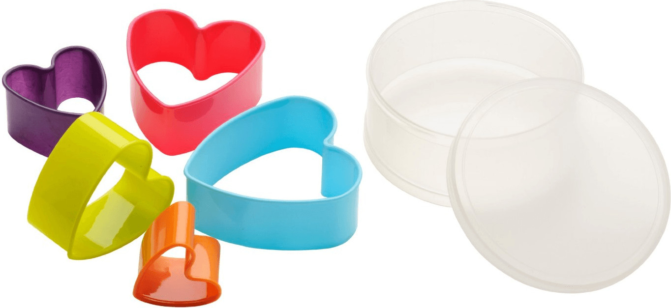 Premier Housewares Heart shape 5 pcs.